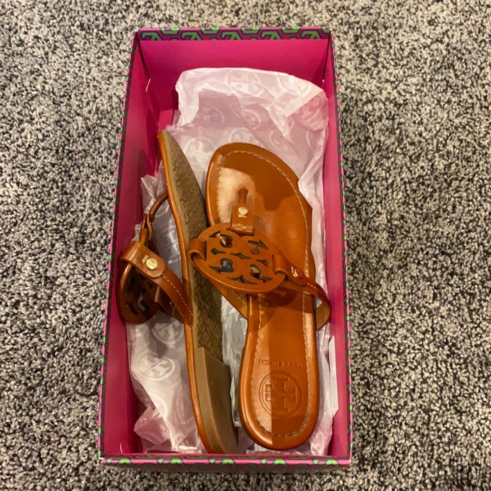Tory Burch Leather Miller Sandal